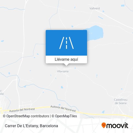 Mapa Carrer De L'Estany