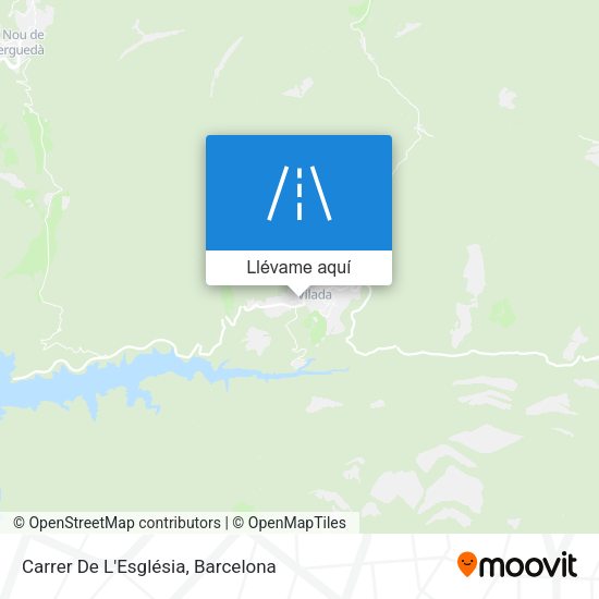Mapa Carrer De L'Església