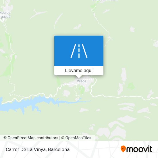 Mapa Carrer De La Vinya