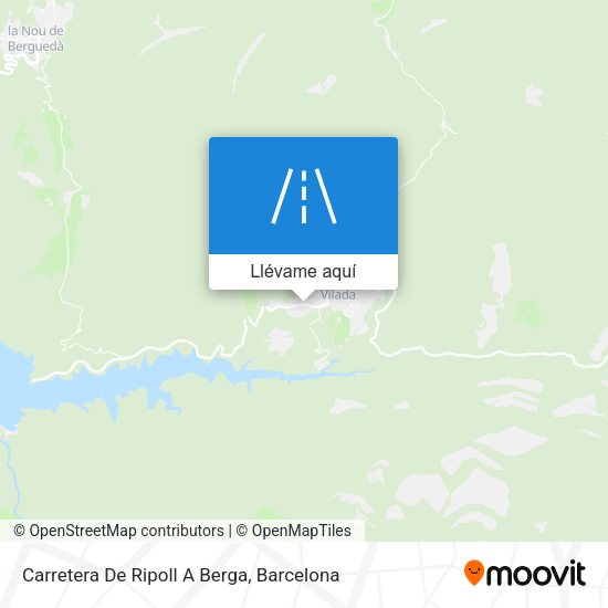 Mapa Carretera De Ripoll A Berga