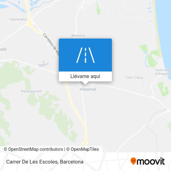 Mapa Carrer De Les Escoles