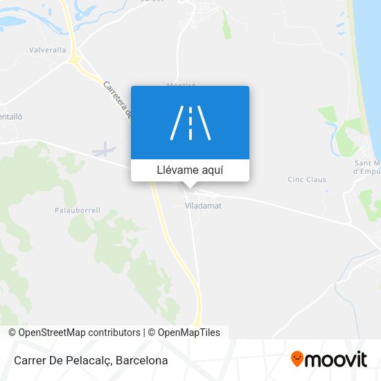 Mapa Carrer De Pelacalç