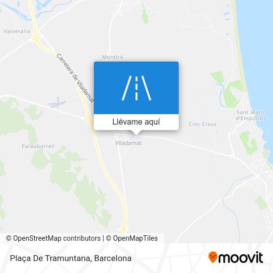 Mapa Plaça De Tramuntana
