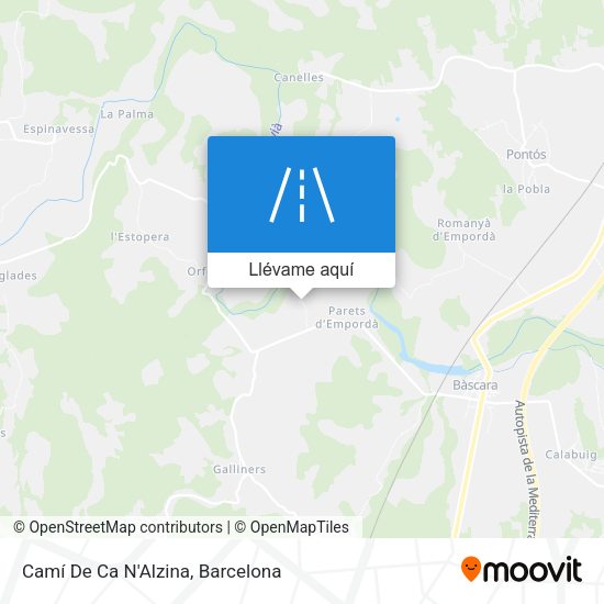 Mapa Camí De Ca N'Alzina