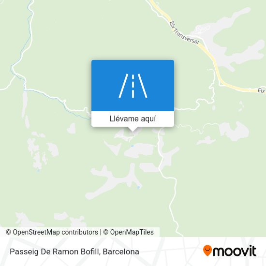 Mapa Passeig De Ramon Bofill