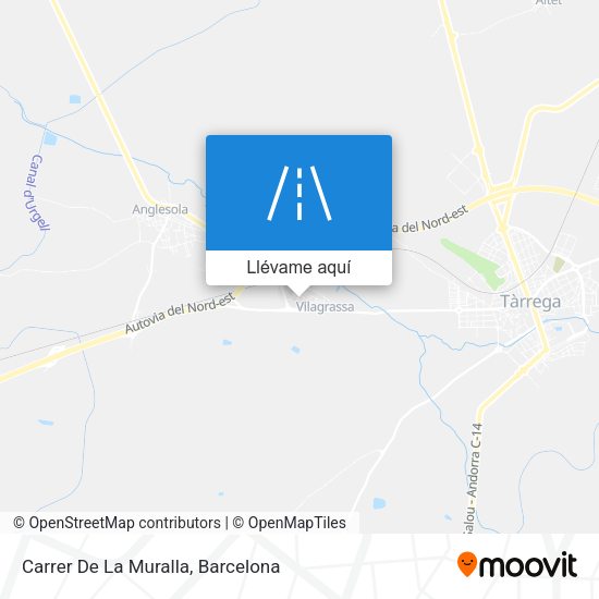 Mapa Carrer De La Muralla