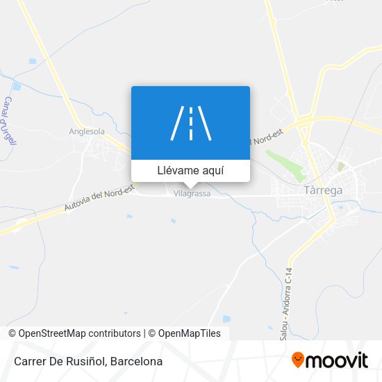Mapa Carrer De Rusiñol