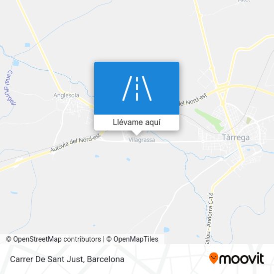 Mapa Carrer De Sant Just