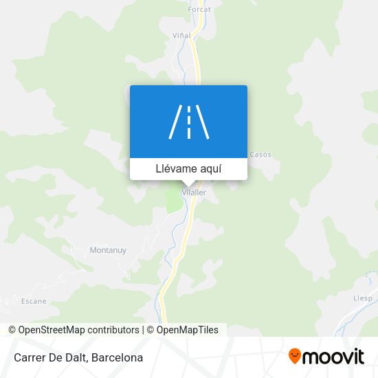 Mapa Carrer De Dalt