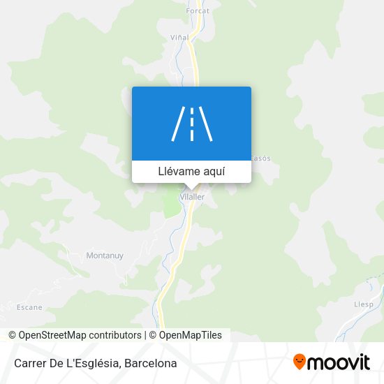 Mapa Carrer De L'Església