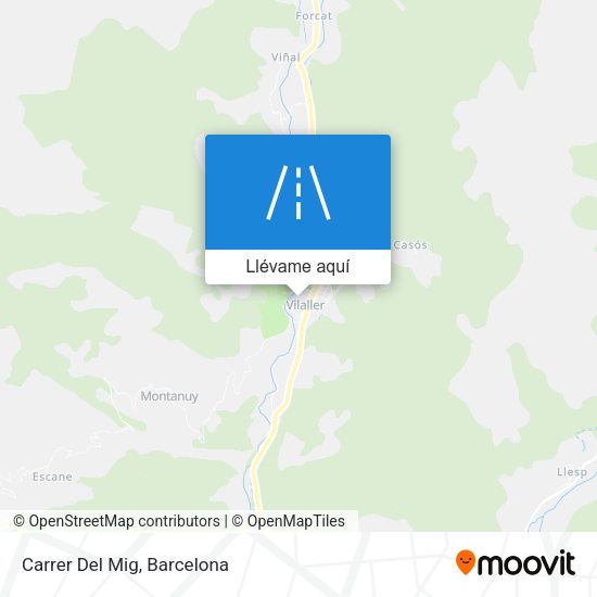 Mapa Carrer Del Mig