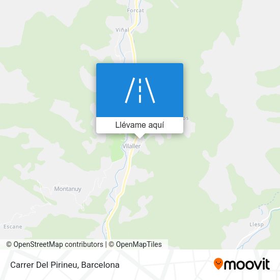Mapa Carrer Del Pirineu