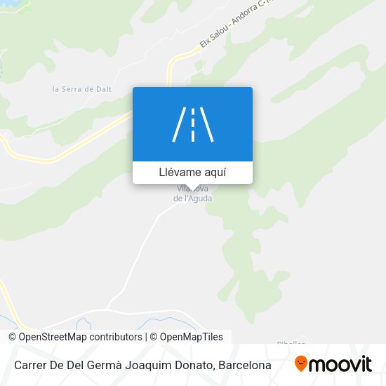 Mapa Carrer De Del Germà Joaquim Donato