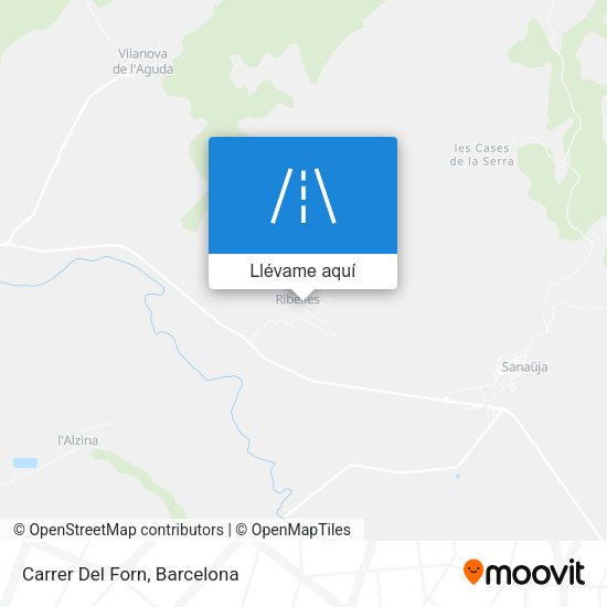 Mapa Carrer Del Forn