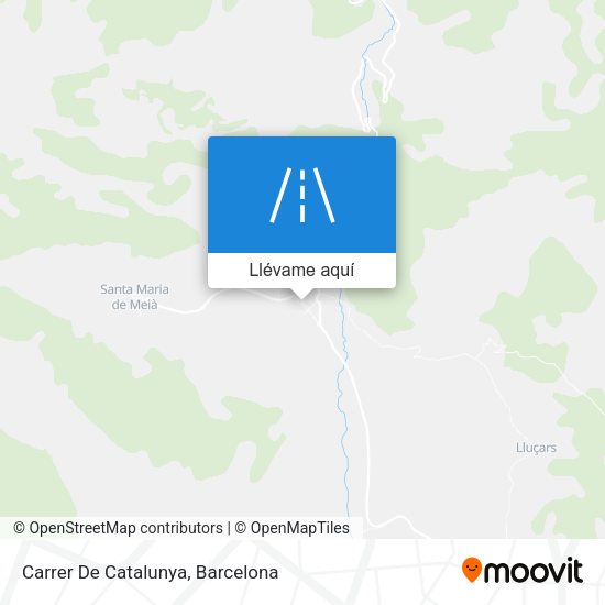Mapa Carrer De Catalunya