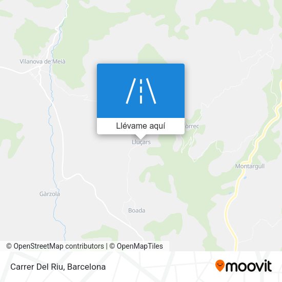 Mapa Carrer Del Riu