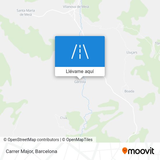 Mapa Carrer Major