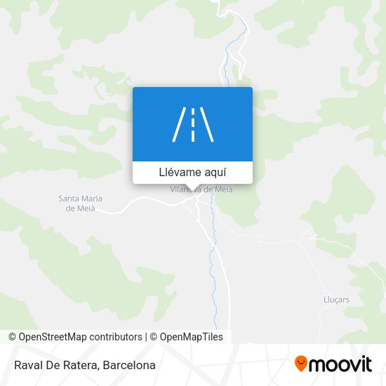 Mapa Raval De Ratera