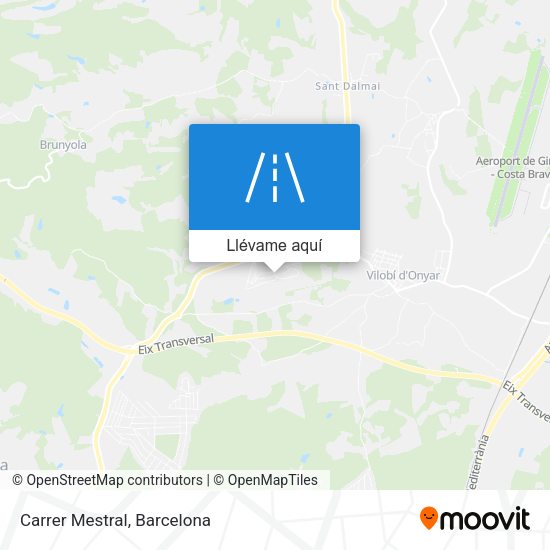 Mapa Carrer Mestral