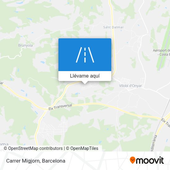 Mapa Carrer Migjorn