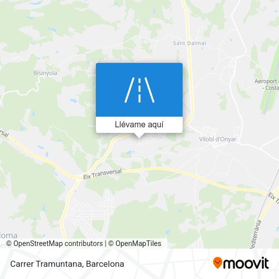 Mapa Carrer Tramuntana