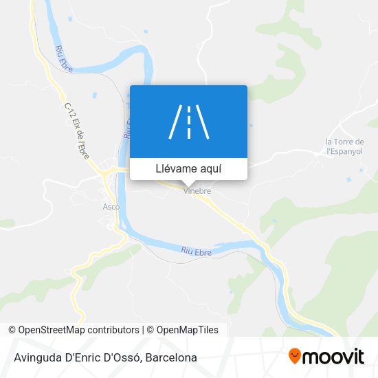 Mapa Avinguda D'Enric D'Ossó
