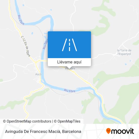 Mapa Avinguda De Francesc Macià