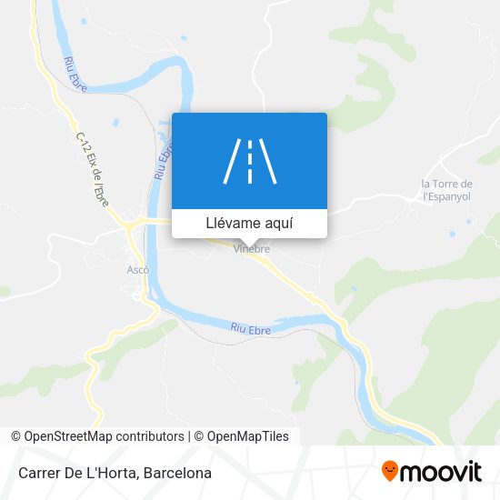 Mapa Carrer De L'Horta