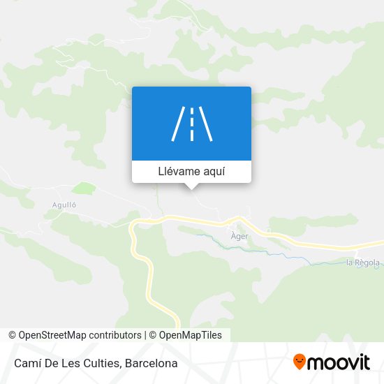 Mapa Camí De Les Culties