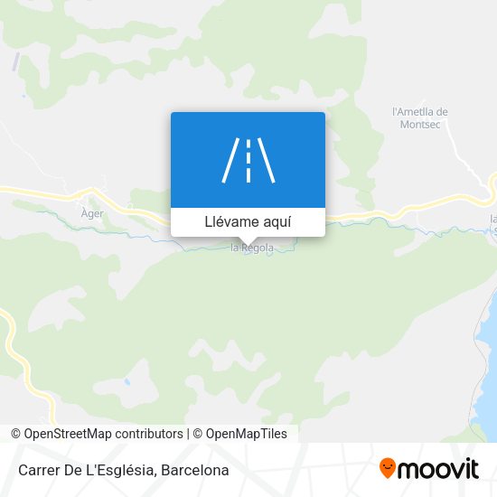 Mapa Carrer De L'Església