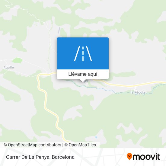 Mapa Carrer De La Penya