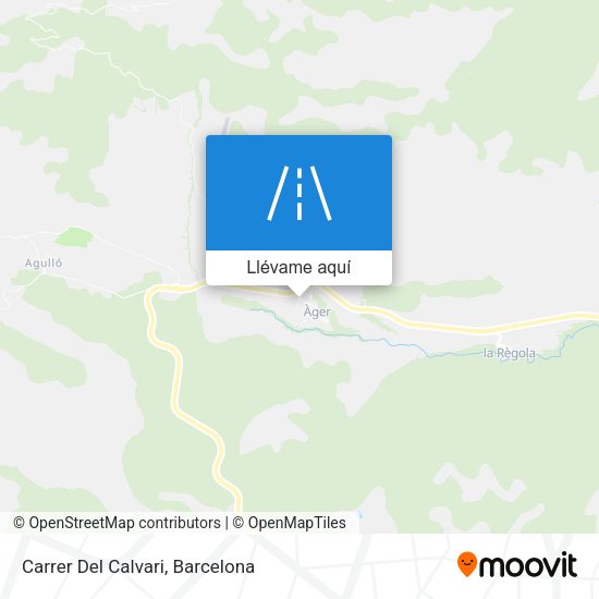 Mapa Carrer Del Calvari
