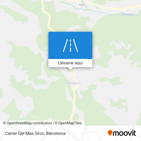 Mapa Carrer Del Mas Groc