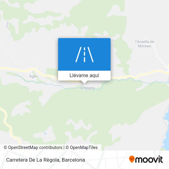 Mapa Carretera De La Règola