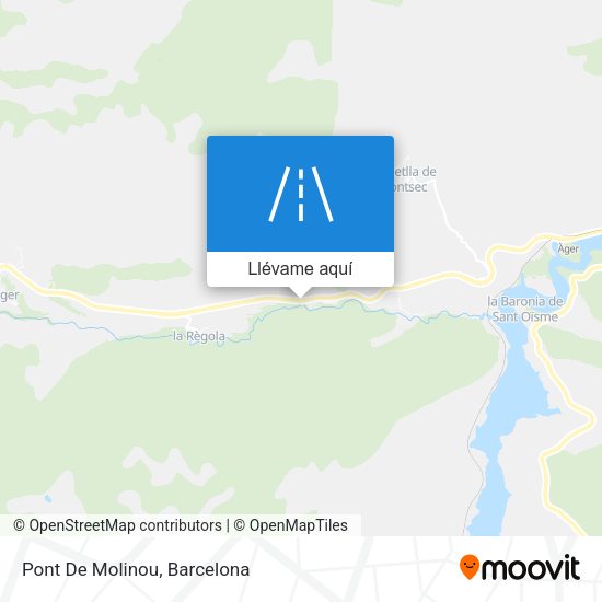 Mapa Pont De Molinou