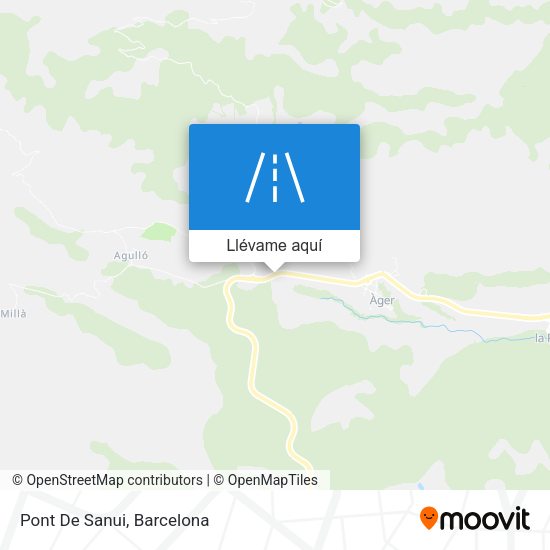 Mapa Pont De Sanui