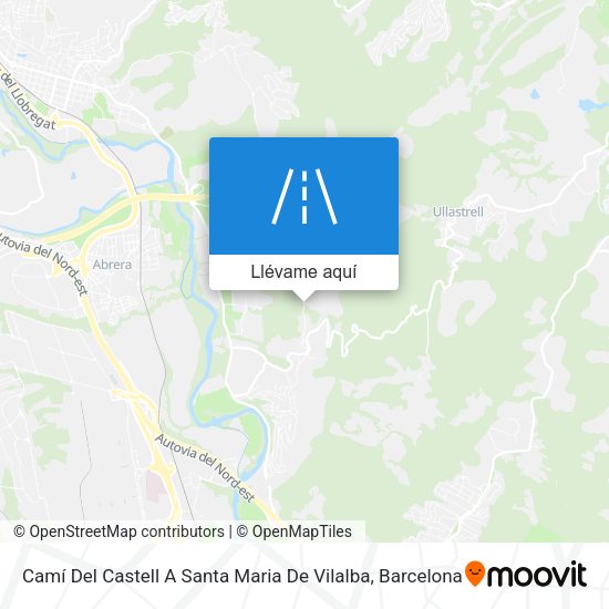 Mapa Camí Del Castell A Santa Maria De Vilalba