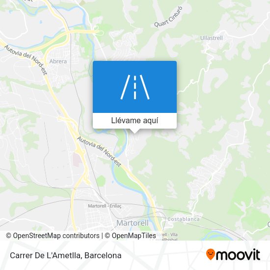 Mapa Carrer De L'Ametlla