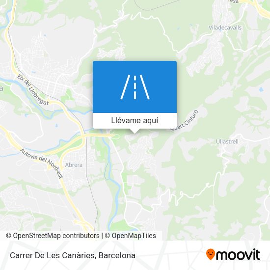 Mapa Carrer De Les Canàries