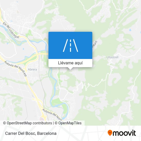 Mapa Carrer Del Bosc