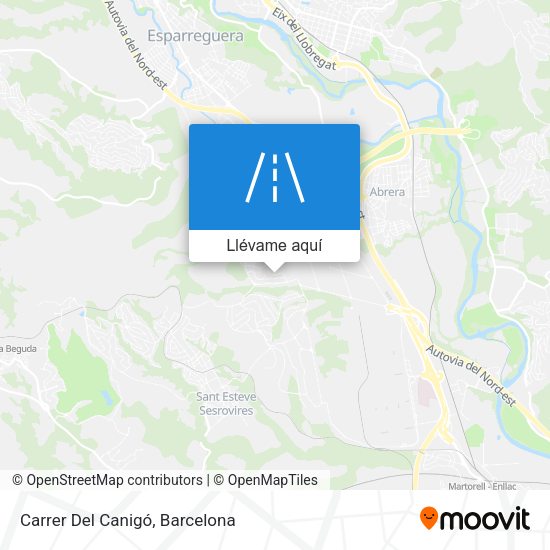 Mapa Carrer Del Canigó
