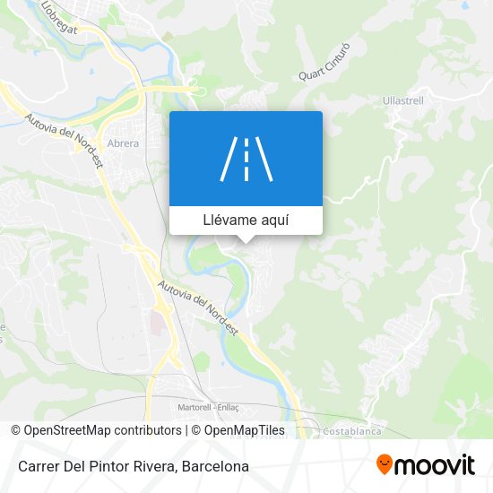 Mapa Carrer Del Pintor Rivera