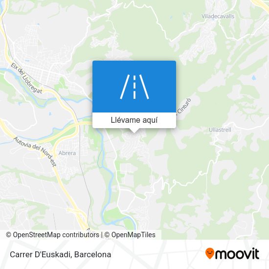 Mapa Carrer D'Euskadi