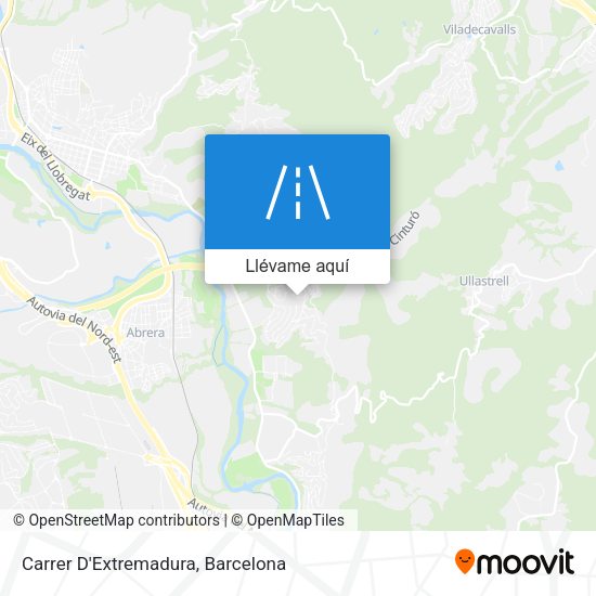 Mapa Carrer D'Extremadura