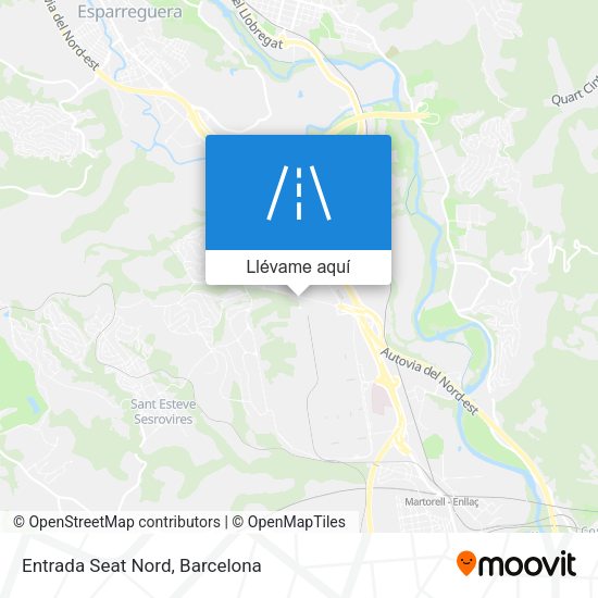 Mapa Entrada Seat Nord