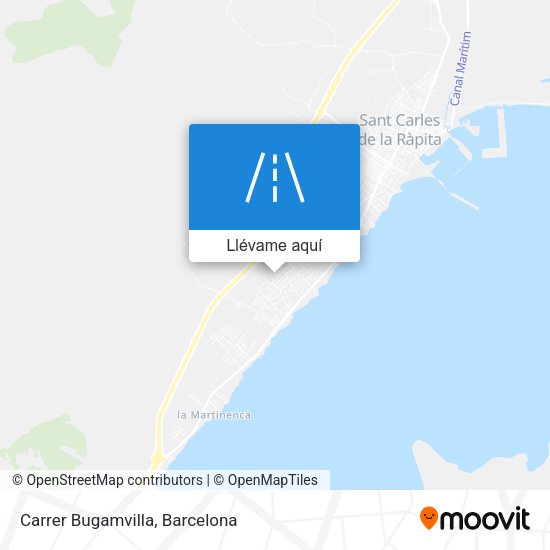 Mapa Carrer Bugamvilla