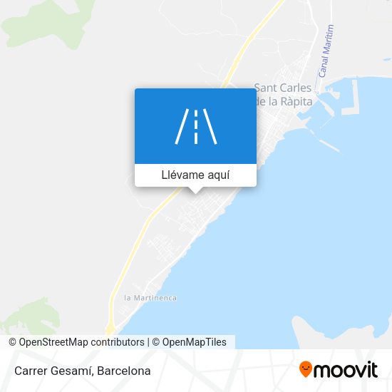 Mapa Carrer Gesamí