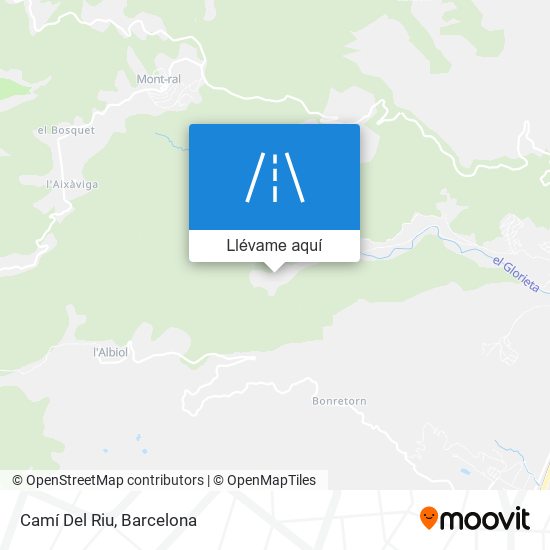 Mapa Camí Del Riu