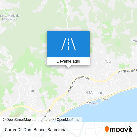 Mapa Carrer De Dom Bosco