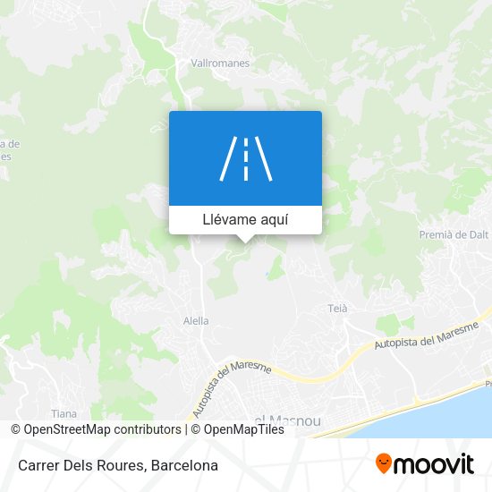Mapa Carrer Dels Roures